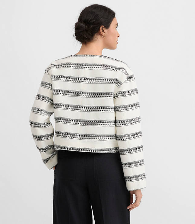 Striped Tweed Jacket