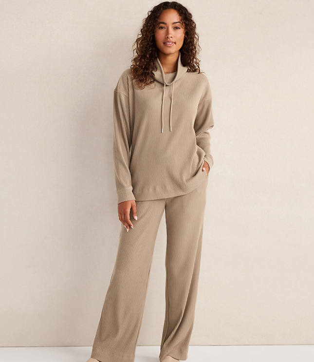 Haven Well Within Ottoman Rib Cowl Neck Top