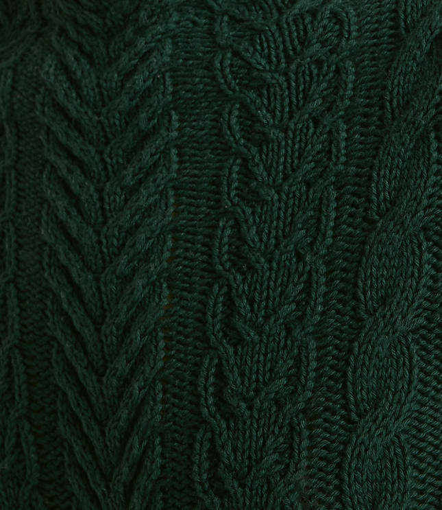 Haven Well Within Organic Cotton Cable Mock Neck Sweater