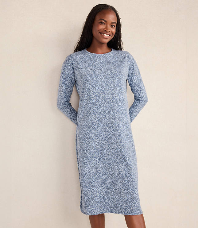 Haven Well Within Organic Cotton Jersey Bold Stripe Sleep Dress