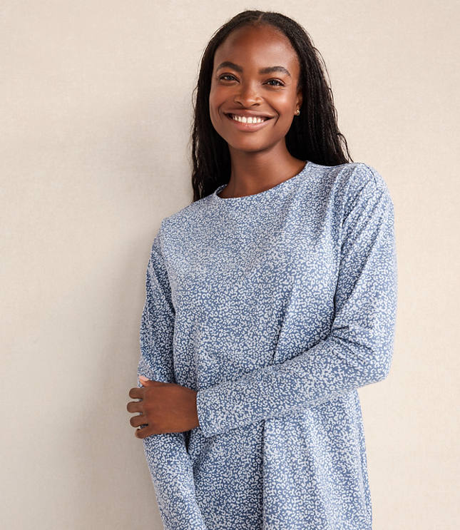 Haven Well Within Organic Cotton Jersey Bold Stripe Sleep Dress