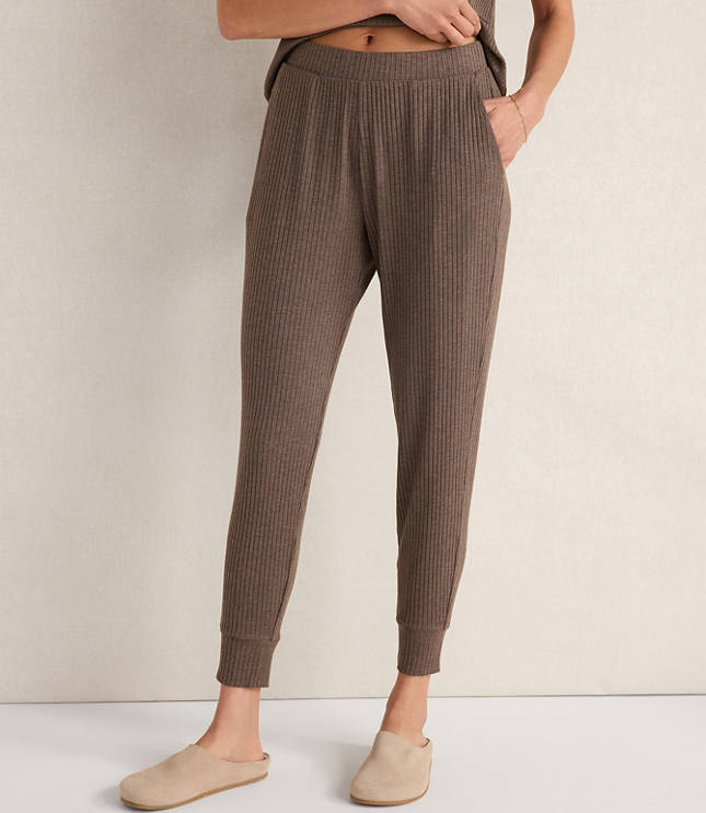 Haven Well Within Drapey Rib Knit Joggers carousel Product Image 1