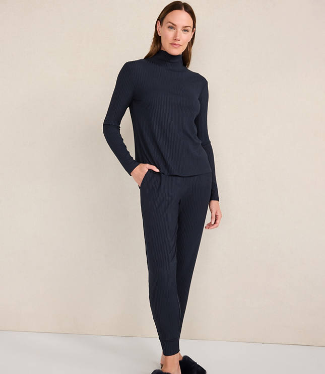 Haven Well Within Drapey Rib Knit Turtleneck