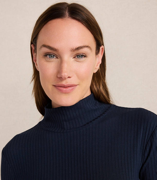 Haven Well Within Drapey Rib Knit Turtleneck