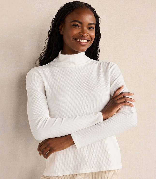 Haven Well Within Drapey Rib Knit Turtleneck