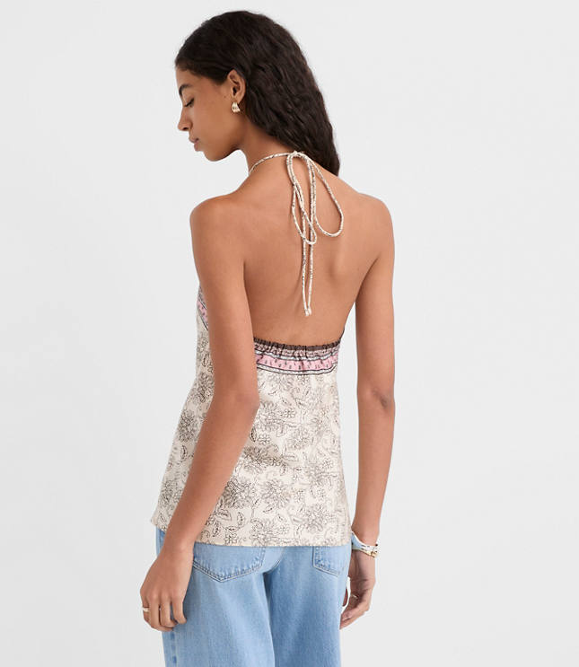 Patchwork Halter Top