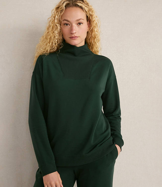 Haven Well Within Fleece Crossover Sweatshirt