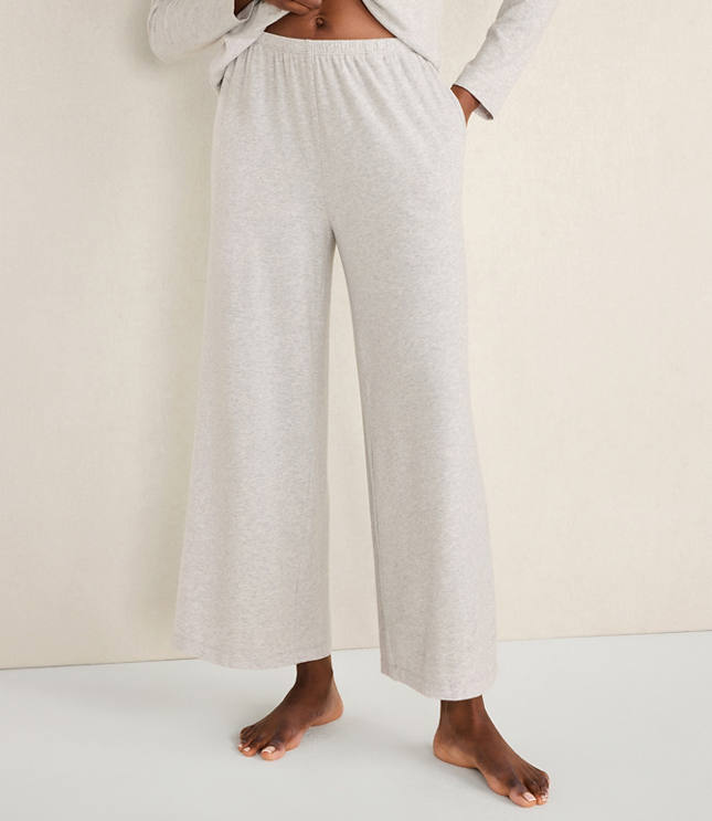 Haven Well Within Cotton Modal Brushed Jersey Wide Leg Pants