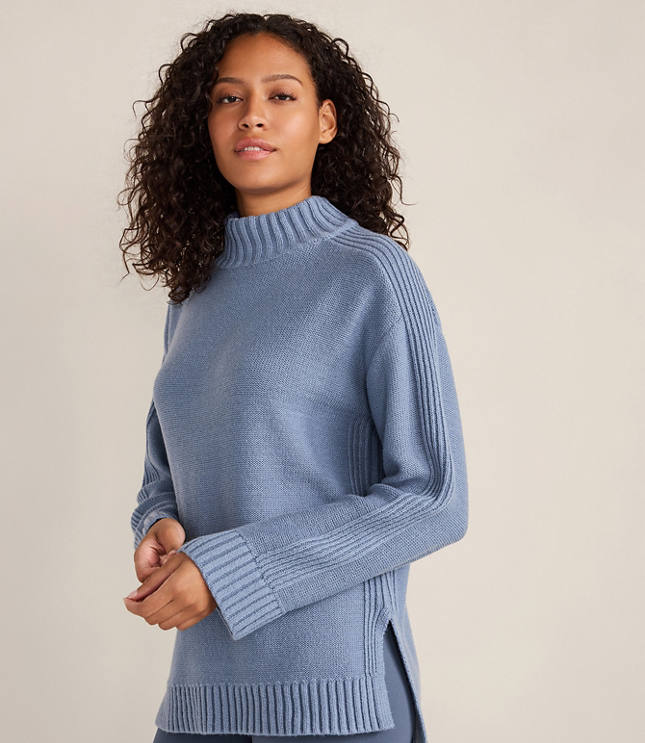 Haven Well Within Cotton Blend Mock Neck Sweater