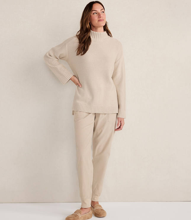Haven Well Within Cotton Blend Mock Neck Sweater