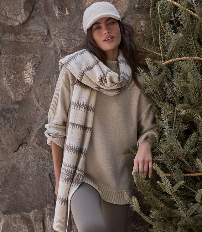 Haven Well Within Cotton Blend Mock Neck Sweater