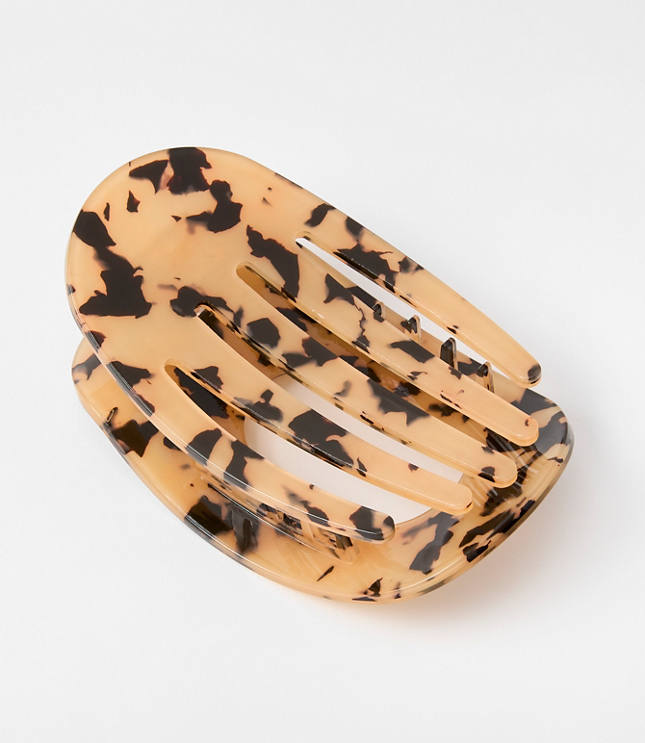 Tortoiseshell Print Claw Hair Clip