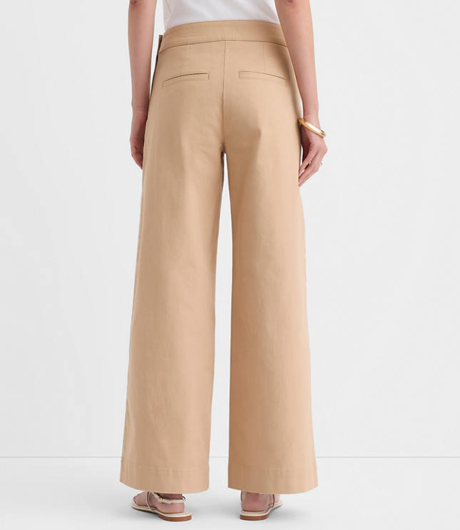 Curvy Mariner Pants in Twill