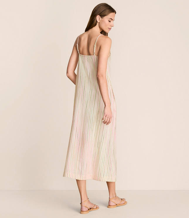 Petite Lou & Grey Striped Cami Maxi Pocket Dress
