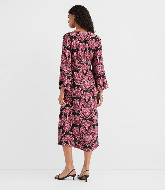 Floral Caftan Midi Dress