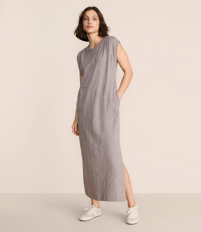 Petite Lou & Grey Muscle Tee Midi Pocket Dress