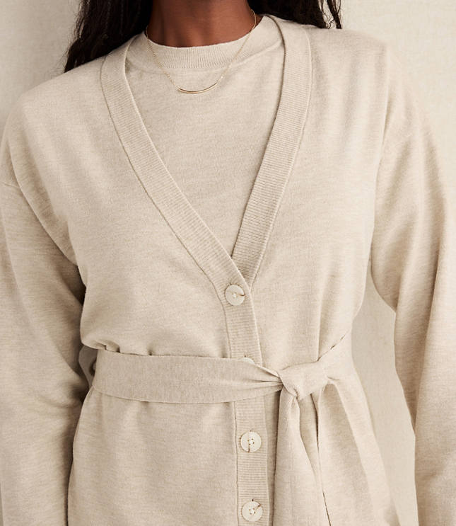 Haven Well Within Relaxed Jersey Cardigan
