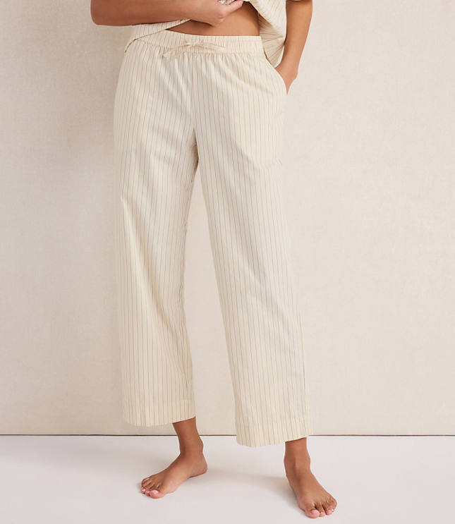 Haven Well Within Organic Cotton Poplin Scattered Floral Pajama Pants