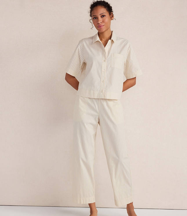 Haven Well Within Organic Cotton Poplin Scattered Floral Pajama Pants