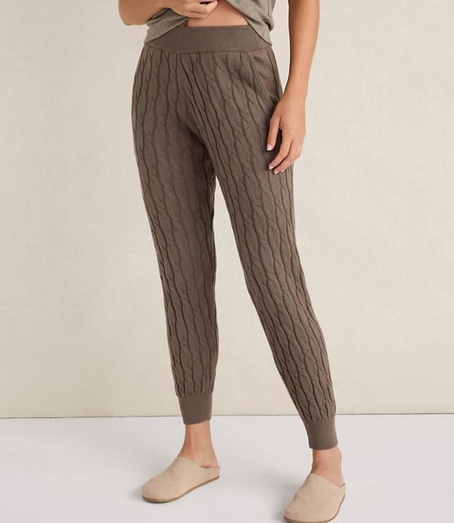 Haven Well Within Organic Cotton Cashmere Cable Joggers