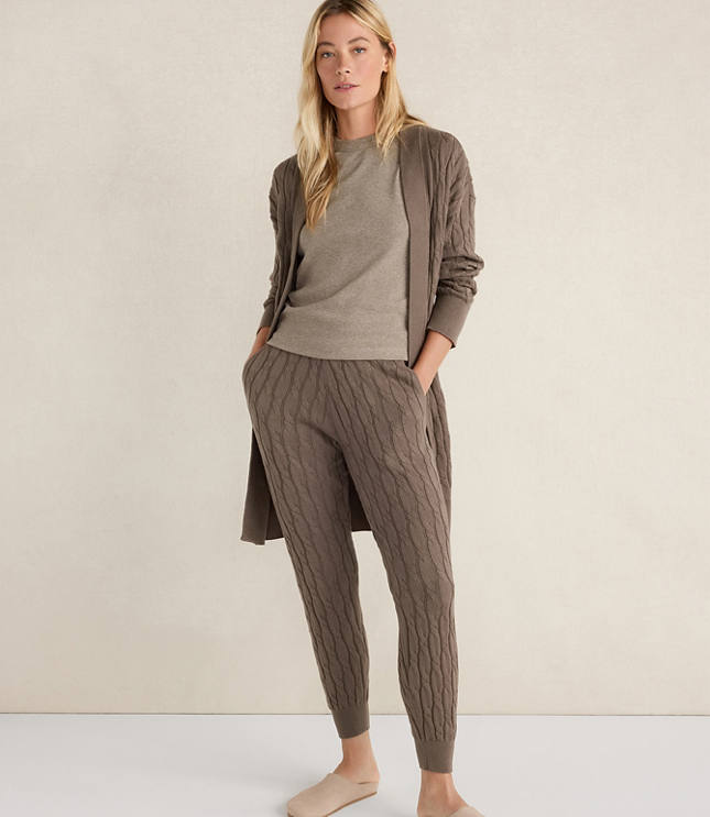 Haven Well Within Organic Cotton Cashmere Cable Joggers