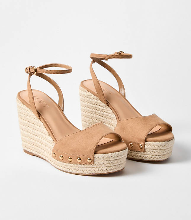 Ankle Strap Wedge Espadrille Sandals