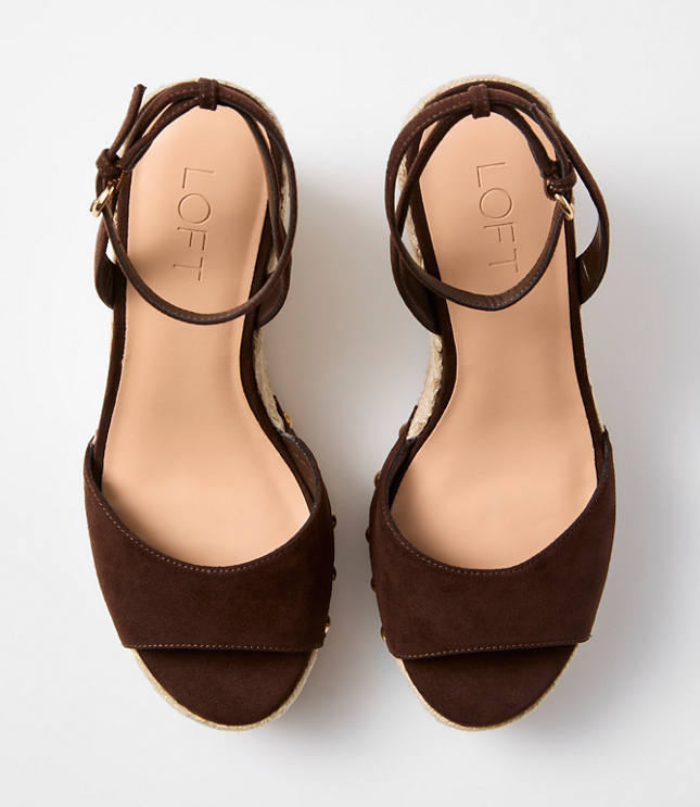 Ankle Strap Wedge Espadrille Sandals