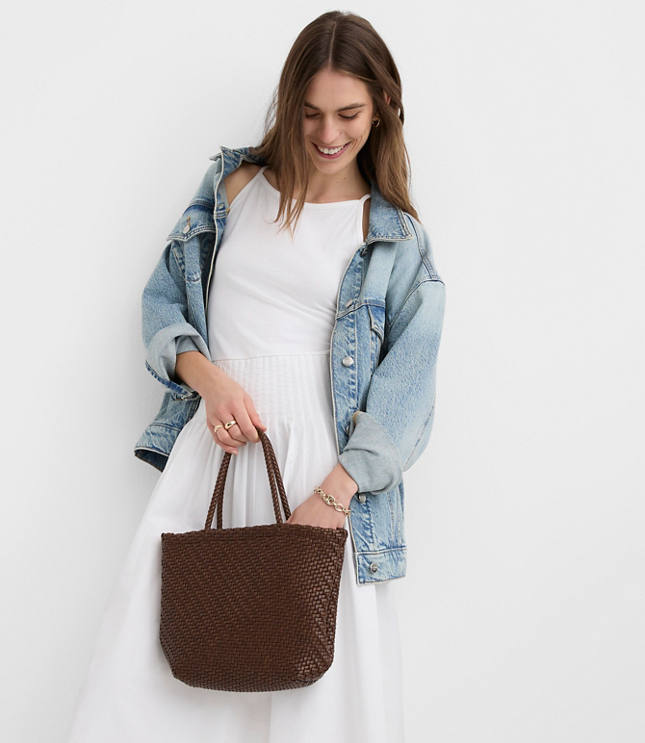 Pleated Mixed Media Midi Halter Dress