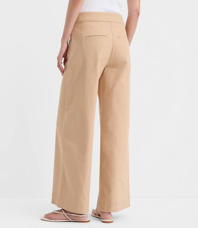 Petite Mariner Pants in Twill
