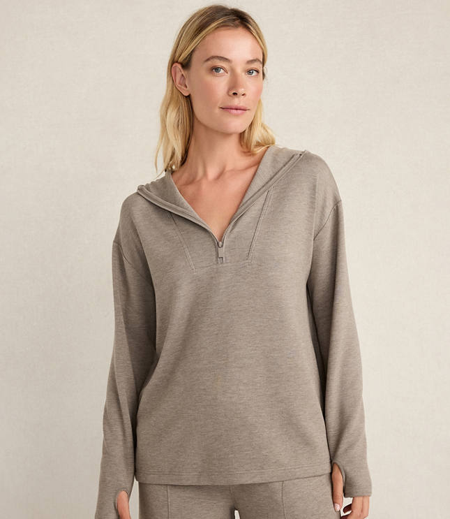 Haven Well Within Soft Knit Half-Zip Hoodie