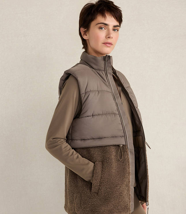 Haven Well Within Sherpa Puffer Vest