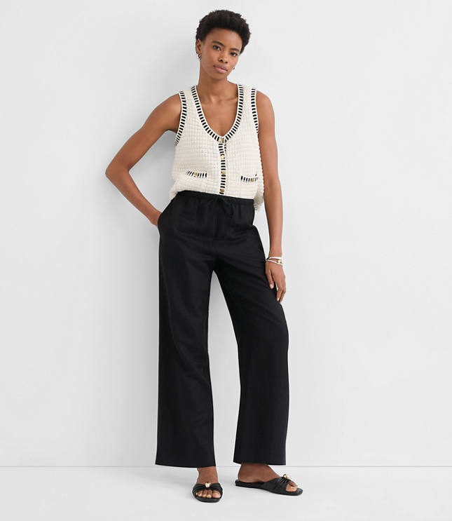Tall Sawyer Pull On Pants in Linen Blend