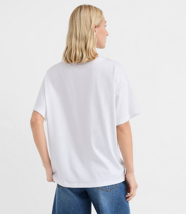 Soleil Oversized Jersey Modern Tee