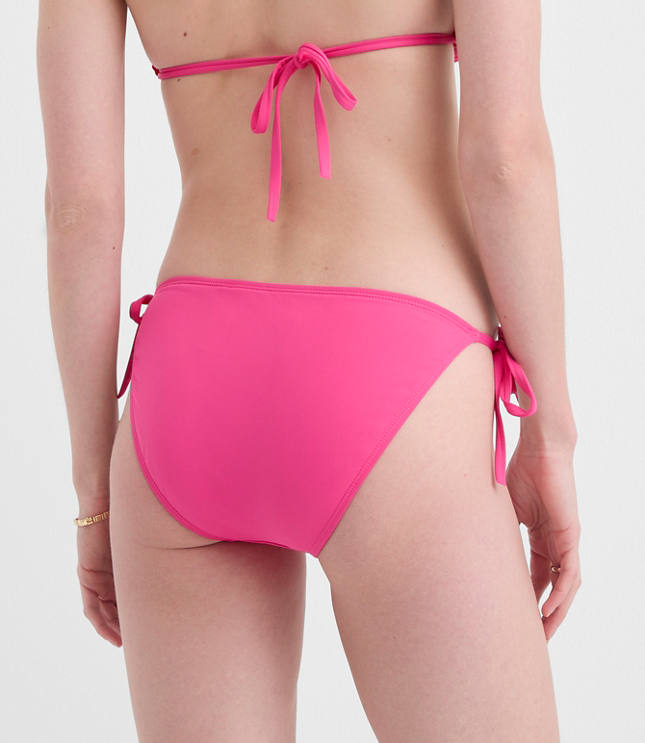 LOFT Beach Smocked Side Tie Bikini Bottom