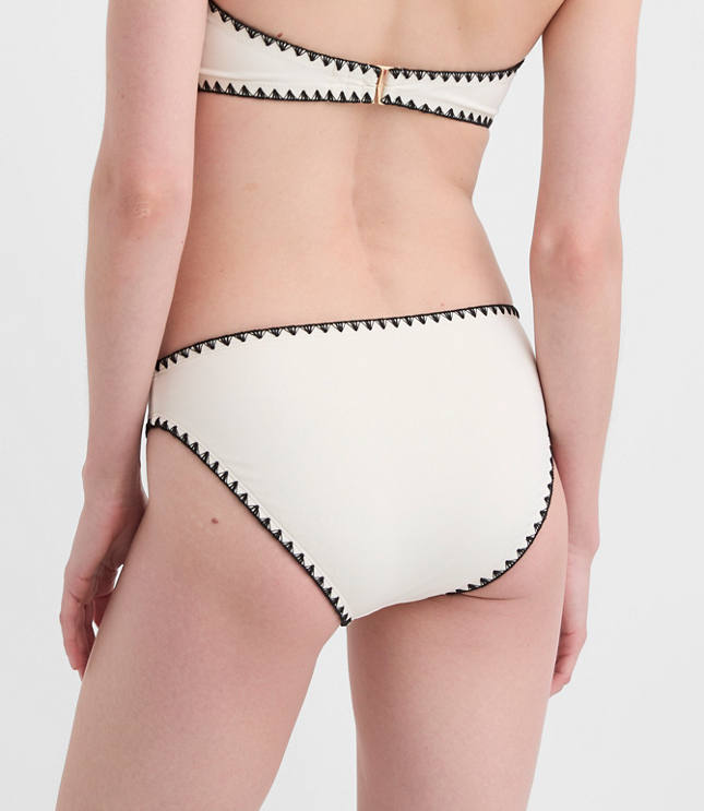 LOFT Beach Whipstitched Bikini Bottom