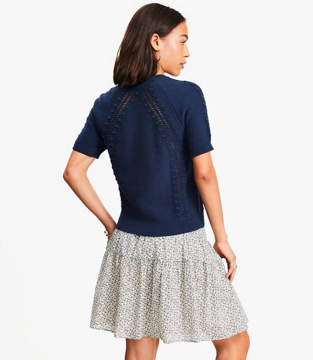 Bobble Raglan Sweater Tee