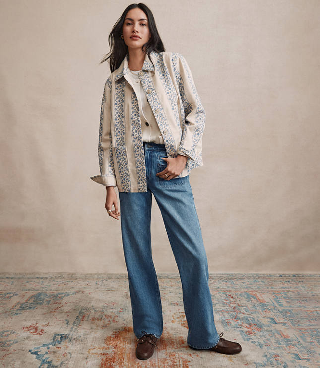 Mid Rise Relaxed Straight Jeans Vintage Wash