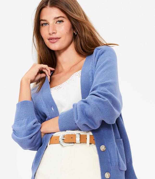 V-Neck Pocket Cardigan