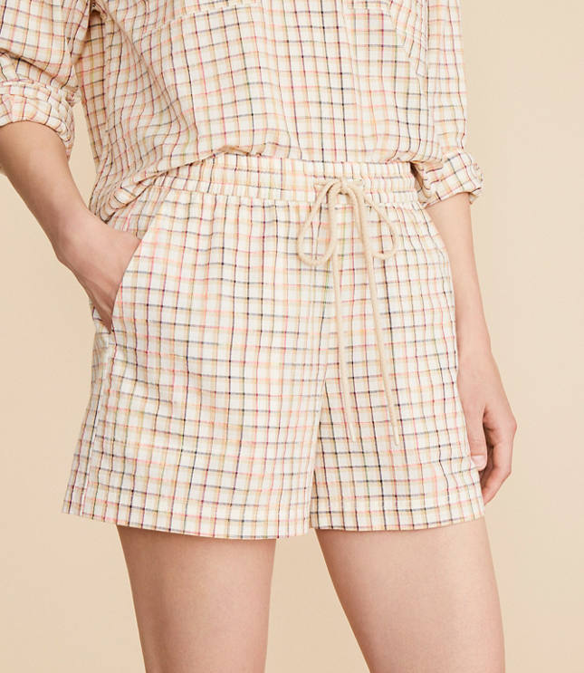 Lou & Grey Plaid Shorts