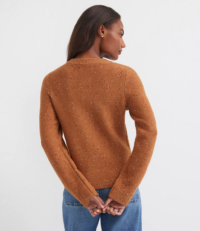 Flecked Sweater Jacket