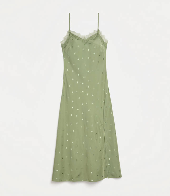 LOFT Versa Gingko Lace Midi Dress
