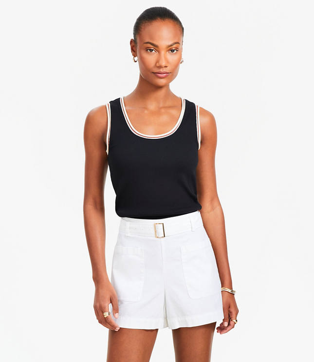 トップス nur tank top Supersoft Relaxed Scoop Neck Tank | Express