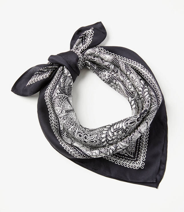 Loft Deco Silk Square Scarf