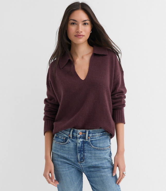 Collared Cashmere Sweater