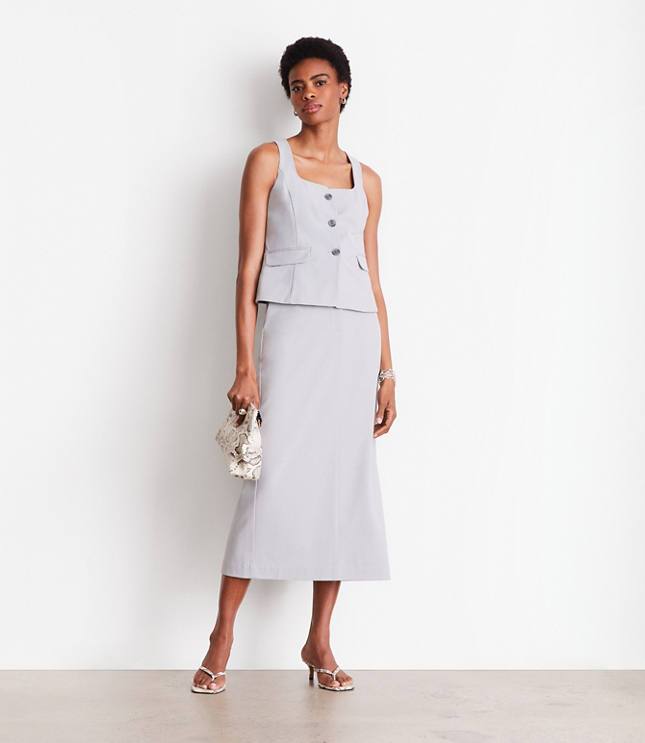 LOFT Versa Seasonless Square Neck Pocket Vest