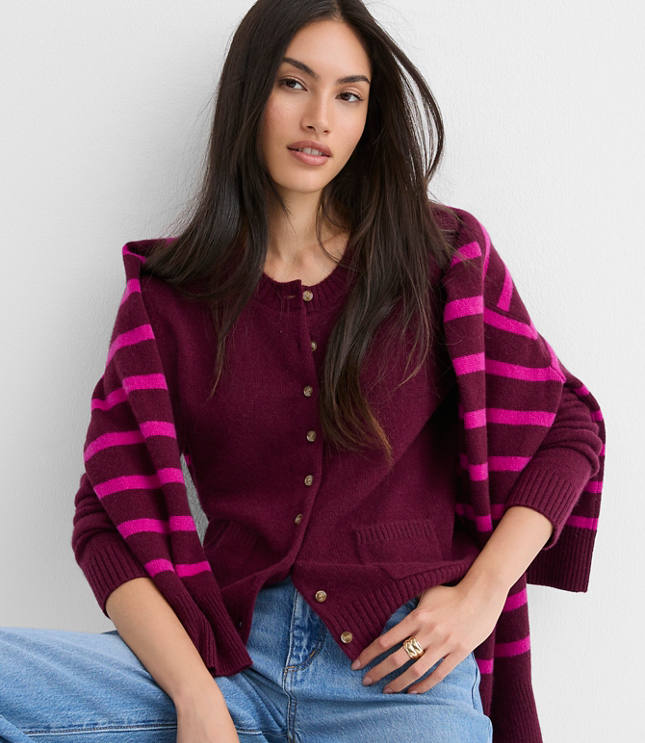 Cashmere Pocket Cardigan