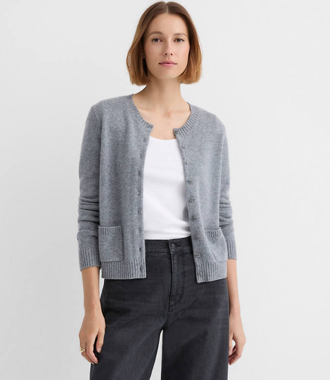 Cashmere Pocket Cardigan