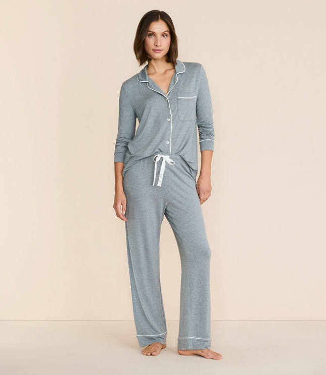 Heathered Terry Pajama Set