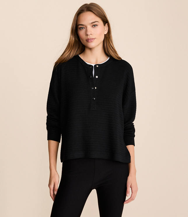 Lou & Grey Ottoman Henley Top