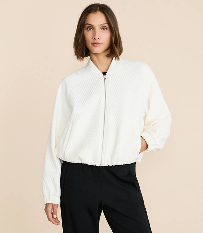 Lou & Grey Quilted Bomber Jacket